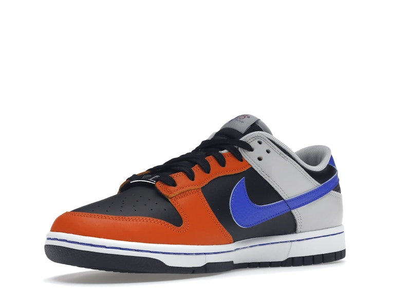 Nike Dunk Low EMB NBA 75th Anniversary Knicks - Black/Racer Blue-Grey Fog-Orange - DD3363-002 - 15