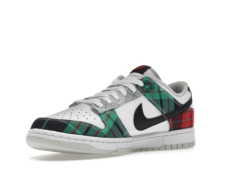 Nike Dunk Low Tartan Plaid - White/Black-White-University Red-Stadium Grey-Light Silver - DV0827-100 - 15