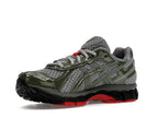 Asics Gel Kayano 121 Up There - Olive Green/Grey/Red - 1203A869-021 - 15