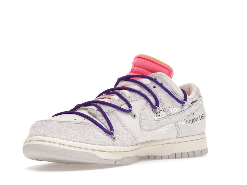 Nike Dunk Low Off White Lot 15, vista a 360 gradi 15 di 36