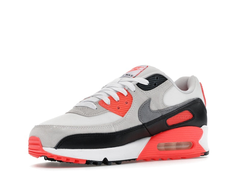 Nike Air Max 90 Infrared 2026 Iu1055 100 - White/Cement Grey/Infrared/Black - IU1055-100 - 15
