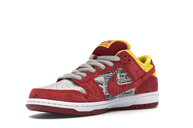 Nike Dunk Sb Low Rukus Crawfish - Action Red/Metallic Silver-Tour Yellow - nike-dunk-sb-low-rukus-crawfish - 15