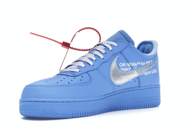Nike Air Force 1 Low Off White University Blue - University Blue/Metallic Silver-White - CI1173-400 - 15
