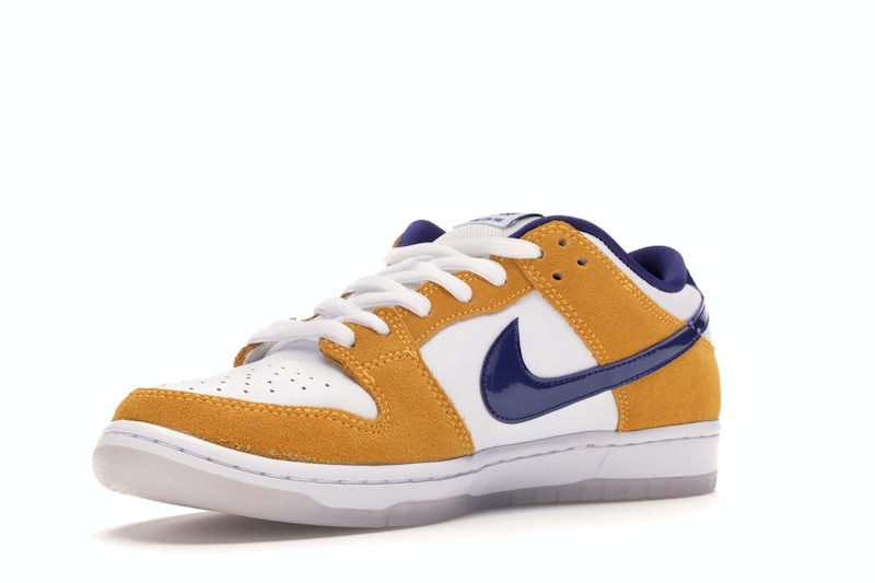 Nike SB Dunk Low Laser Orange - White/Regency Purple-Laser Orange - BQ6817-800 - 15