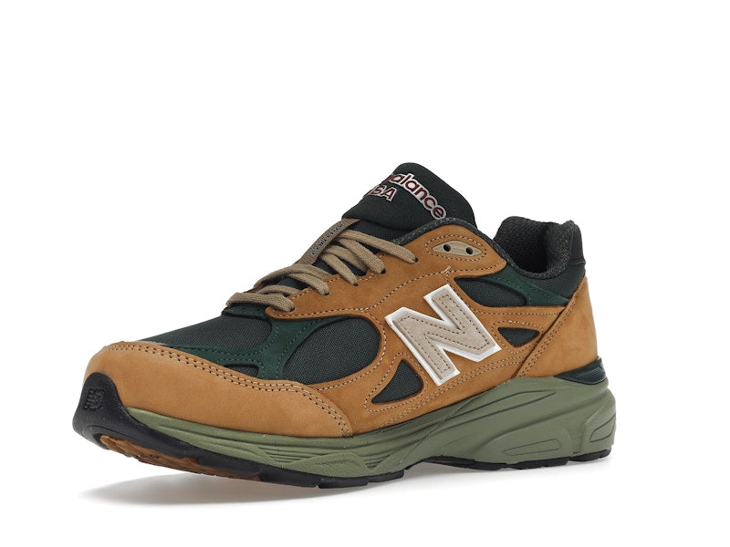 New Balance 990v3 MiUSA Tan Green, vista a 360 gradi 15 di 36