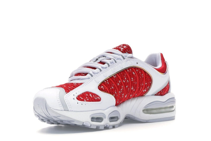 Nike Air Max Tailwind 4 Supreme White, vista a 360 gradi 15 di 36