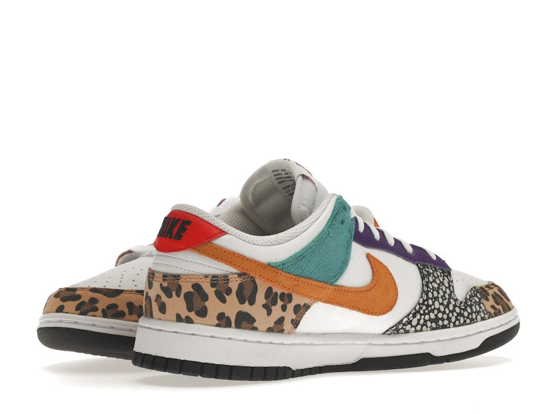 Nike Dunk Low Safari Mix (W) - White/Washed Teal/Electro Purple - DN3866-100 - 15