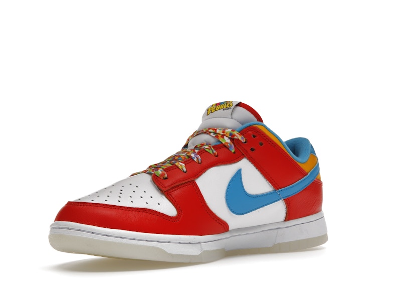 Nike Dunk Low Qs Lebron James Fruity Pebbles - Habanero Red/Laser Blue/White - DH8009-600 - 15