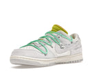 Nike Dunk Low Off White Lot 14 - Sail/Neutral Grey-Electro Green - DJ0950-106 - 15