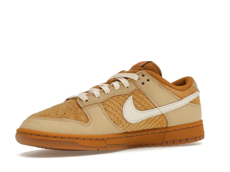 Nike Dunk Low Waffle - Wheat/Coconut Milk/Sesame/Black/Total Orange - FZ4041-744 - 16