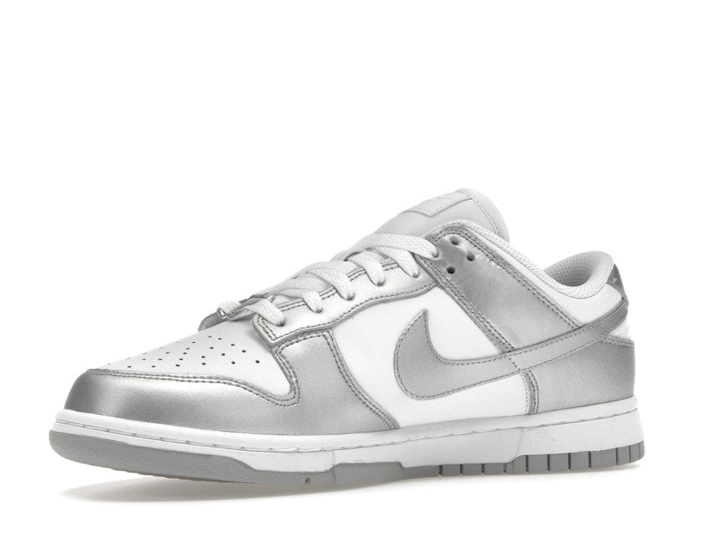 Nike Dunk Low Metallic Silver Womens - White/Metallic Silver/Blue Joy - FV1311-100 - 16