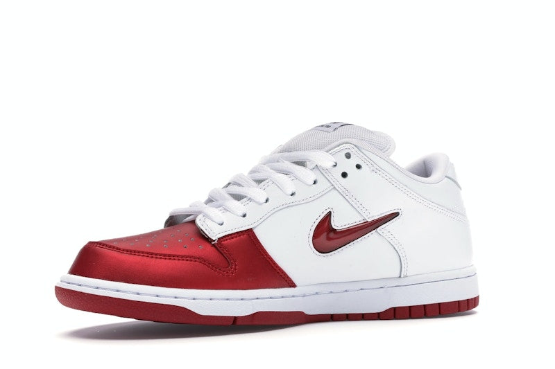 Nike Sb Dunk Low Supreme Jewel Swoosh Red - Varsity Red/Varsity Red-White-Black - CK3480-600 - 16