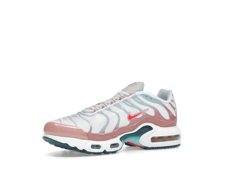Nike Air Max Plus White Red Stardust Jade Ice Siren Red (GS), vista a 360 gradi 16 di 36