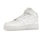 Nike Air Force 1 Mid Triple White (W) - White/White-White - DD9625-100/366731-100 - 16