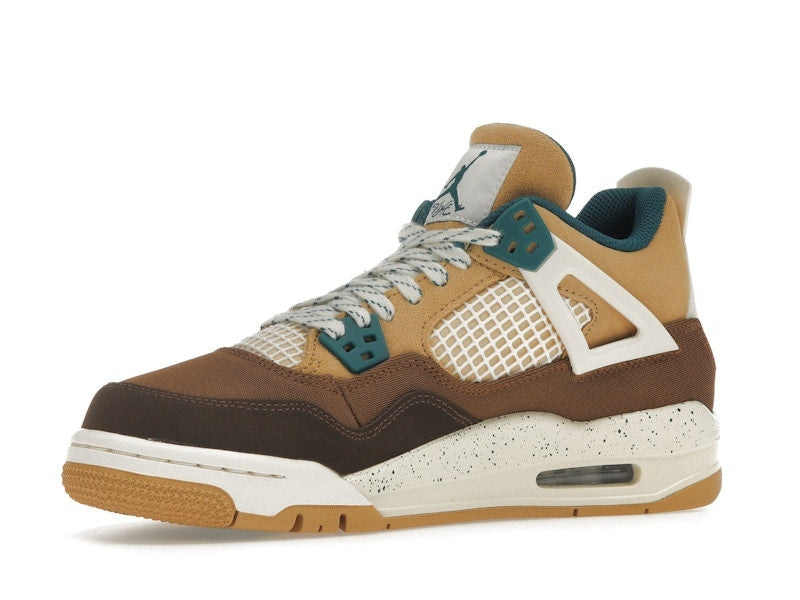 Air Jordan 4 Retro Cacao Wow (GS) - Cacao Wow/Geode Teal/Ale Brown/Twine/Sail/Luminous Green - FB2214-200 - 16