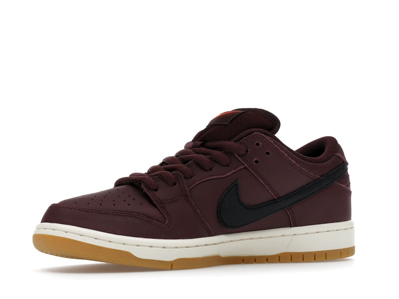 Nike Sb Dunk Low Pro Burgundy Crush - Burgundy Crush/Black/Mystic Dates/Sail/Gum Light Brown/Safety Orange - IO2304-600 - 16