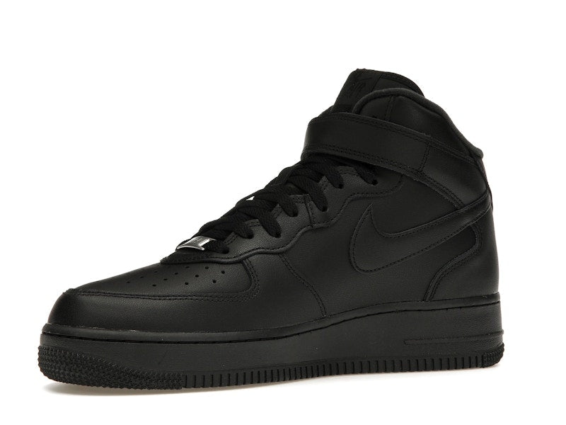 Nike Air Force 1 Mid Supreme Black, vista a 360 gradi 16 di 36