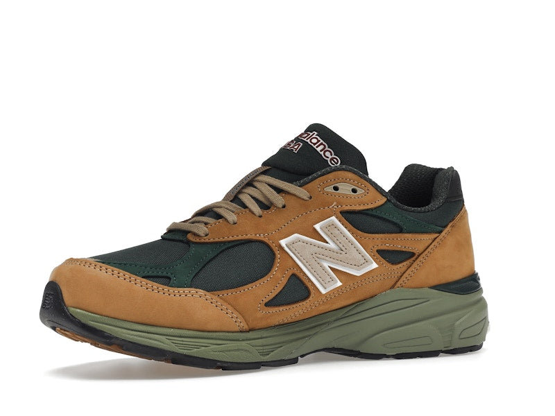 New Balance 990v3 MiUSA Tan Green, vista a 360 gradi 16 di 36