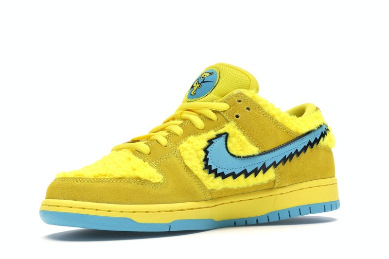 Nike Sb Dunk Low Grateful Dead Bears Yellow - Opti Yellow/Blue Fury - CJ5378-700 - 16