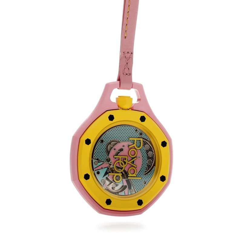 Swatch x Audemars Piguet AP Bioceramic Royal Pop Savonnette Otg Roz SSX03J100N, vista a 360 gradi 16 di 36