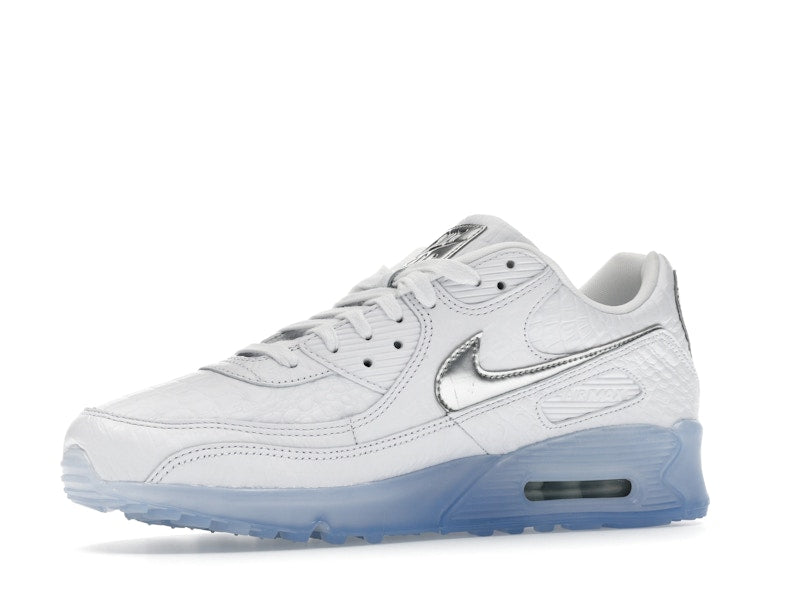 Nike Air Max 90 Terrascape White Croc Blue Tint - White/Blue Tint/Pure Platinum/Chrome - IU3638-100 - 16