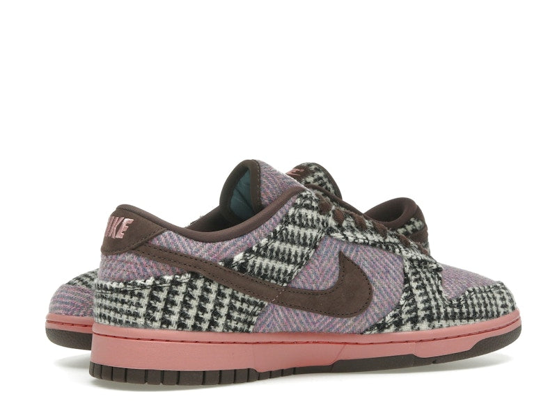 Nike Dunk Low Harris Tweed Purple Pink (Women's), vista a 360 gradi 16 di 36