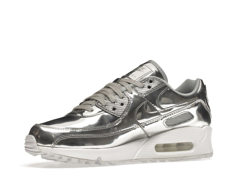 Nike Air Max 90 Metallic Silver 2020 (W) - Metallic Silver/Metallic Silver-White - CQ6639-001 - 16