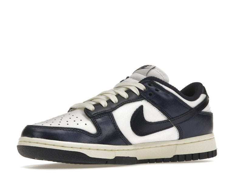 Nike Dunk Low Vintage Navy Womens - White/Midnight Navy-Coconut Milk - FN7197-100 - 16