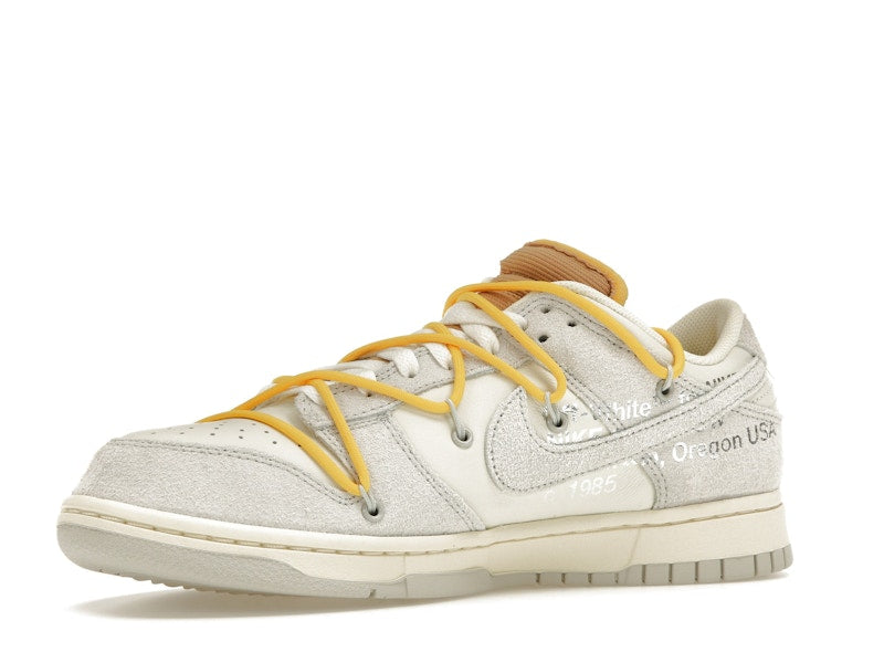 Nike Dunk Low Off White Lot 39 - Sail/Neutral Grey-Amarillo - DJ0950-109 - 16