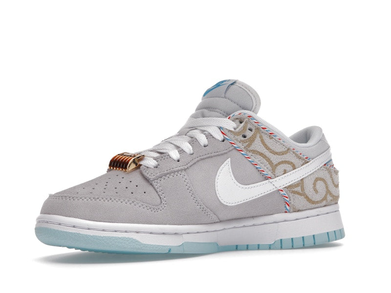 Nike Dunk Low Barbershop Grey - Grey/White/Teal - DH7614-500 - 16
