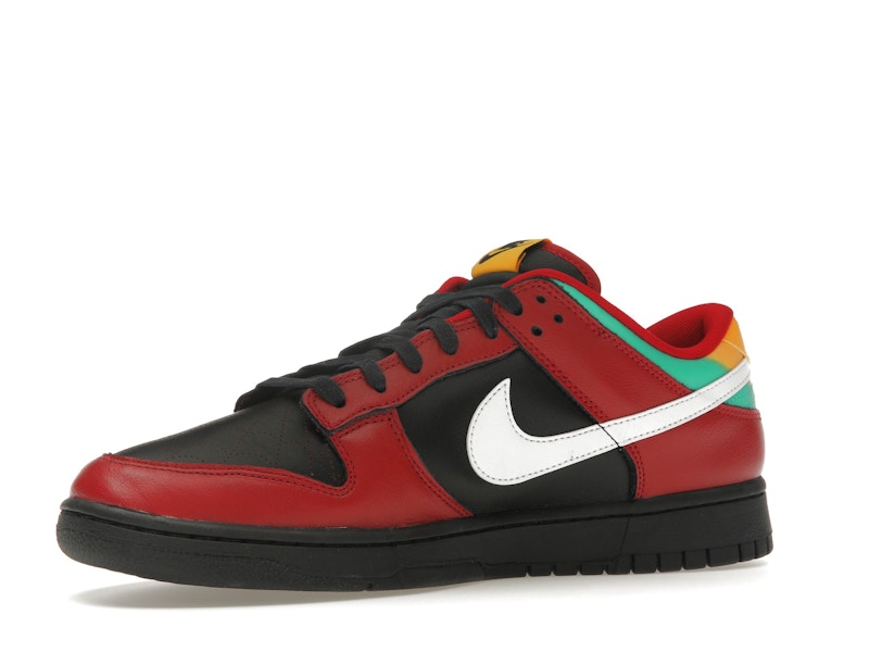 Nike Dunk Low Biker Tattoos - Black/White/Gym Red/University Gold/Atomic Teal - FZ3057-001 - 16