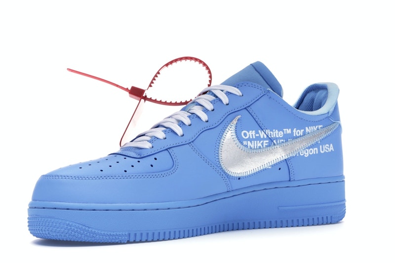 Nike Air Force 1 Low Off White University Blue - University Blue/Metallic Silver-White - CI1173-400 - 16