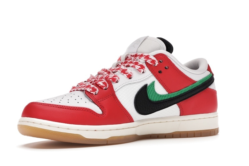 Nike SB Dunk Low Frame Skate Habibi - White/Black-Green-Red-Gum - CT2550-600 - 16