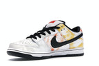Nike SB Dunk Low Raygun Tie-Dye White - White/Black-Orange Flash - BQ6832-101 - 16