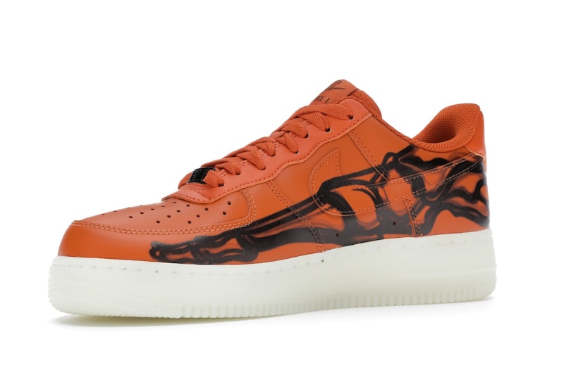 Nike Air Force 1 Low Orange Skeleton Halloween (2020)
