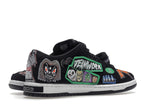 Nike Dunk Sb Low Pro Qs Neckface - Black/White-Multi Color - DQ4488-001 - 16