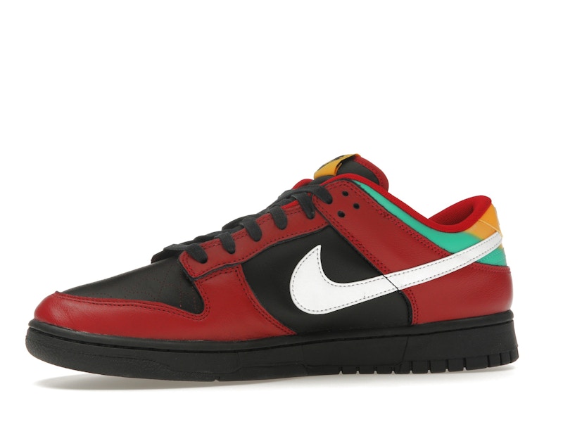 Nike Dunk Low Biker Tattoos - Black/White/Gym Red/University Gold/Atomic Teal - FZ3057-001 - 17