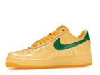 Nike Air Force 1 Low Patent Leather Topaz Gold Pine Green