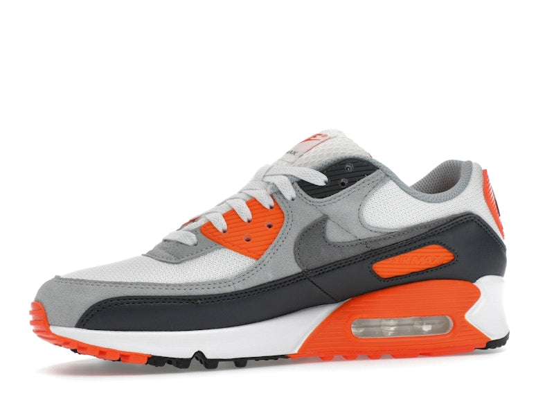 Nike Air Max 90 Summit White Safety Orange Dark Smoke Grey Smoke Grey - Summit White/Safety Orange/Dark Smoke Grey/Smoke Grey - DM0029-108 - 17