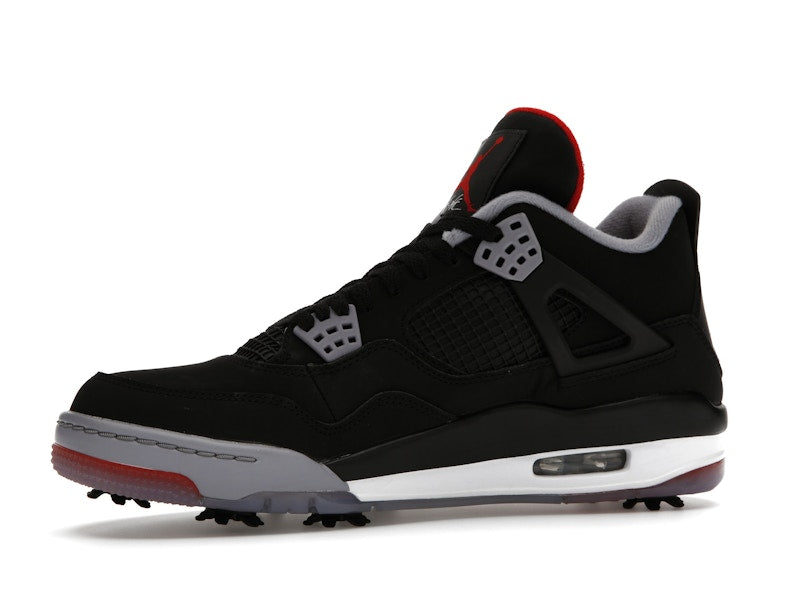 Air Jordan 4 Retro Golf Bred - Black/Fire Red-Cement Grey-White - CU9981-002 - 17