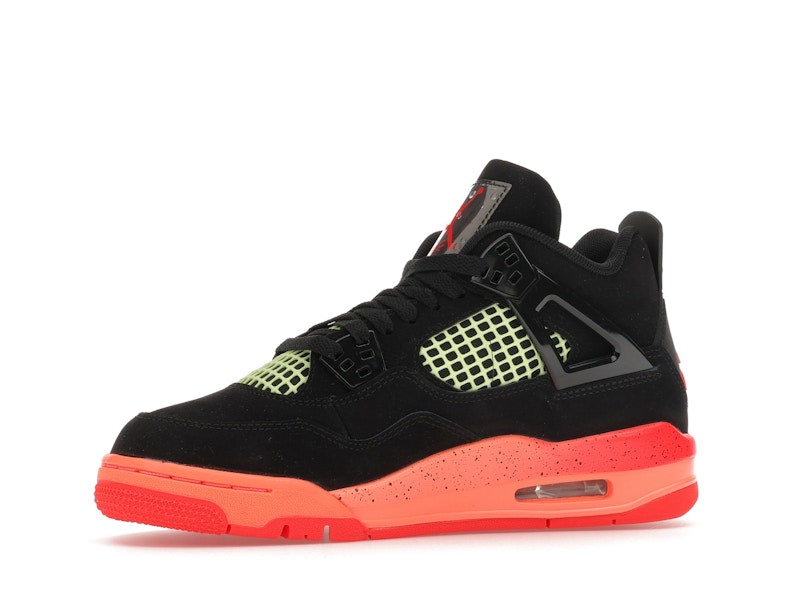 Air Jordan 4 Retro Black Infrared Barely Volt (GS) - Black/Infrared 23/Bright Mango/Barely Volt/White - II1271-001 - 17