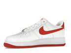 Nike Air Force 1 07 Dragon Red - White/White/Dragon Red - FJ4146-106 - 17