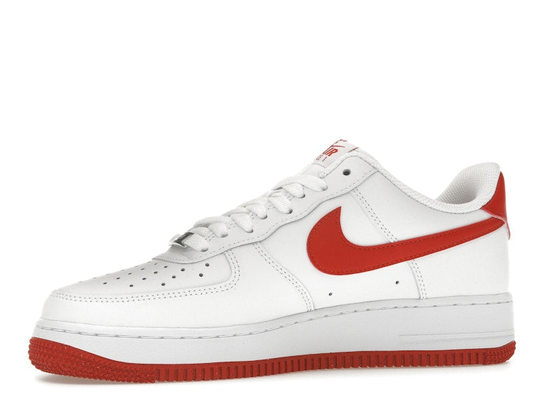 Nike Air Force 1 07 Dragon Red - White/White/Dragon Red - FJ4146-106 - 17