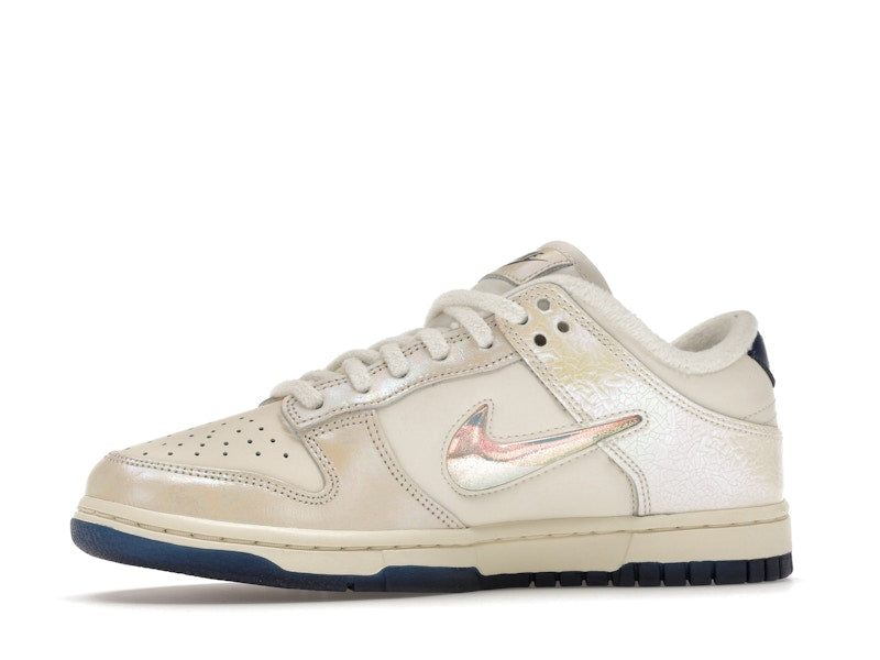 Nike Dunk Low Metallic Jewel Swoosh Sail Womens - Sail/Sail-Black - IM6571-027 - 17