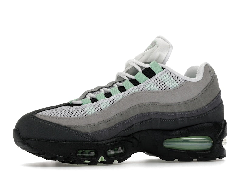 Nike Air Max 95 Og Big Bubble Fresh Mint Womens - Black/Fresh Mint/White/Medium Grey/Anthracite/Light Graphite - HJ5996-005 - 17