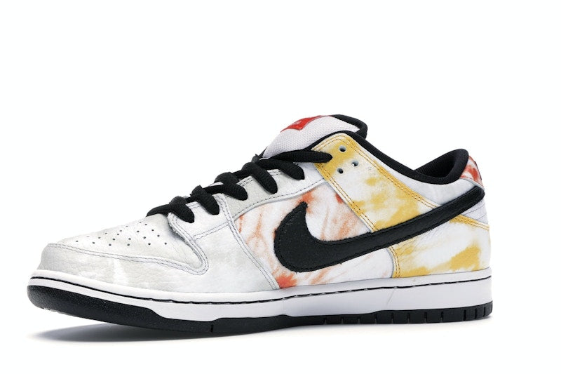 Nike SB Dunk Low Raygun Tie-Dye White - White/Black-Orange Flash - BQ6832-101 - 17