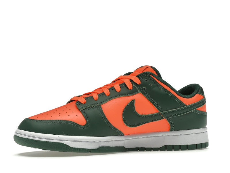 Nike Dunk Low Retro Miami Hurricanes - Team Dark Green/Team Orange-White - DD1391-300 - 17