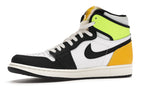 Air Jordan 1 Retro High White Black Volt University Gold