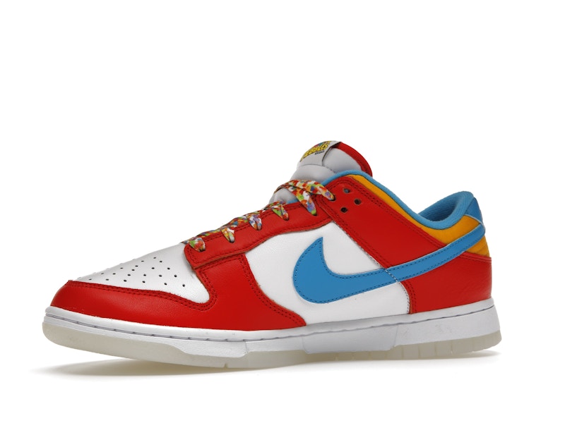 Nike Dunk Low Qs Lebron James Fruity Pebbles - Habanero Red/Laser Blue/White - DH8009-600 - 17