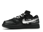 Nike Dunk Low Off White Lot 50 - Black/Metallic Silver-Black - DM1602-001 - 17